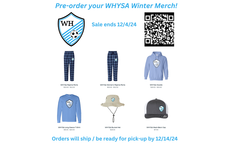 WHYSA Winter Merch sale live!